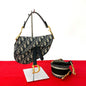 Dior Shoulder Bag canvas Navy Saddle bag Rovelle Bags