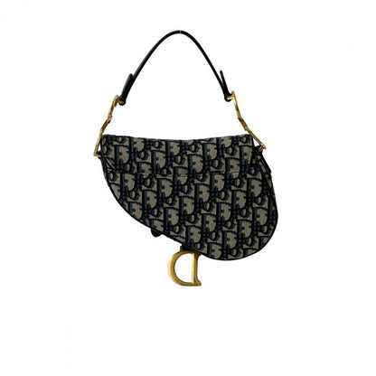 Dior Shoulder Bag canvas Navy Saddle bag Rovelle Bags