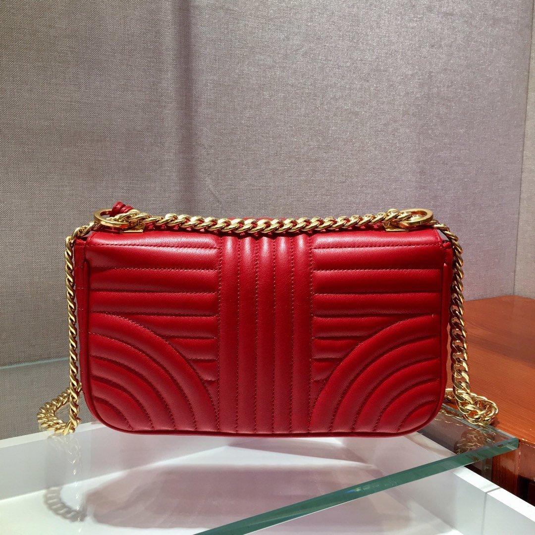 Medium Leather Prada Diagramme Bag
