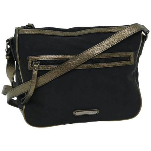 Burberry Auth Nylon Black Shoulder Bag