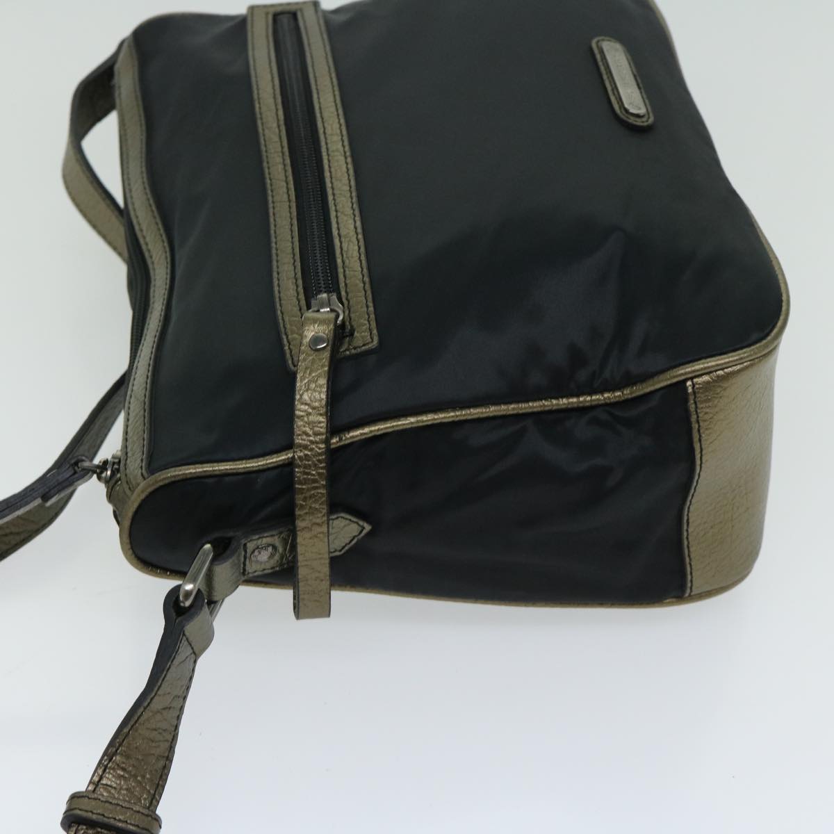 Burberry Auth Nylon Black Shoulder Bag