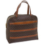 Luxury CELINE Macadam Canvas Hand Bag PVC Brown 66659