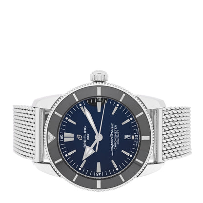 Stainless Steel 44mm Superocean Heritage II B20 Automatic Watch Blue AB2030