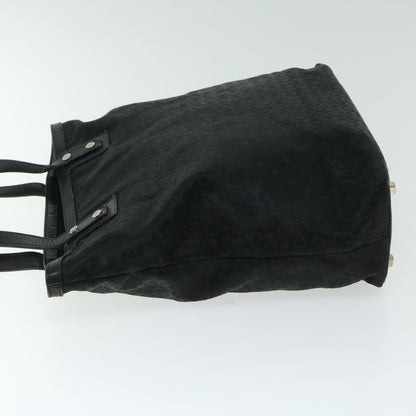 Luxury CELINE C Macadam Canvas Tote Bag Black 66820