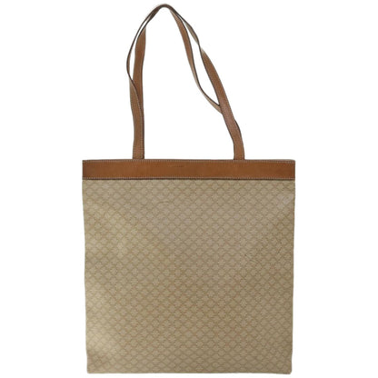 Luxury CELINE Macadam Canvas Tote Bag Beige 66821
