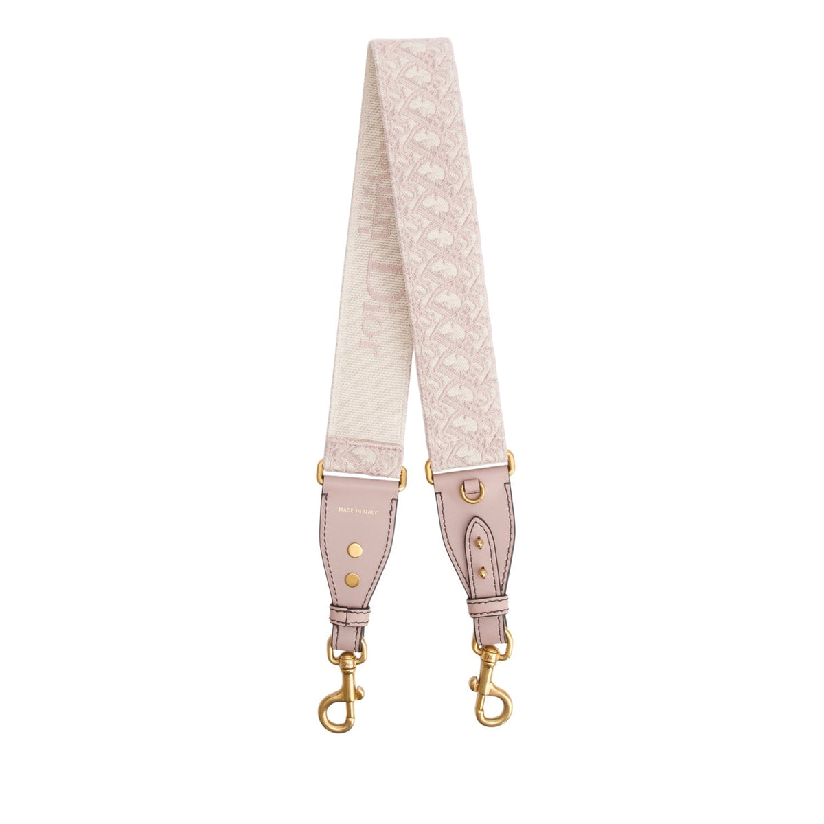 Christian Dior Pink/Beige Embroidered Woven Shoulder Strap Rovelle Bags