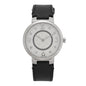 Stainless Steel Epi Diamond 33mm Tambour Slim Quartz Watch Black