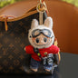 (Baby + clothes) Sitting party baby clothes plush vinyl face doll bag pendant girl gift