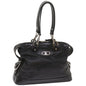 Luxury CELINE Hand Bag Leather Black 67072