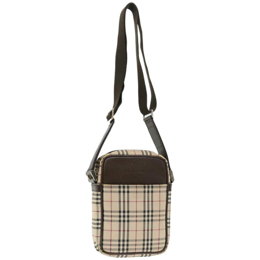 Burberry BURBERRYSs Nova Canvas Beige Shoulder Bag Style 2