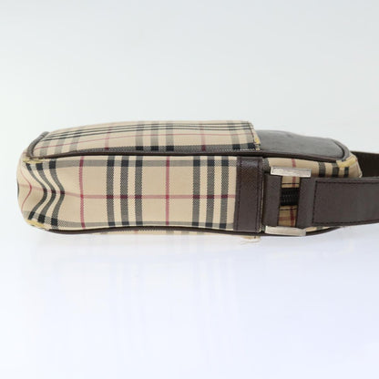 Burberry BURBERRYSs Nova Canvas Beige Shoulder Bag Style 2