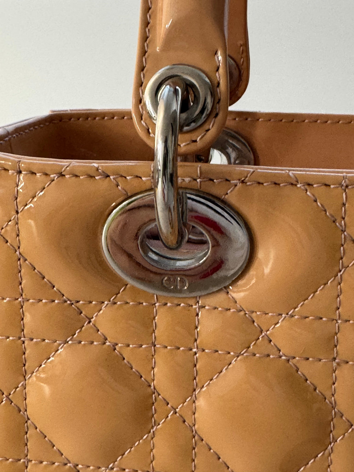 Christian Dior Lady Dior Bag Medium Light Beige Rovelle Bags