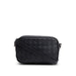 Bottega Veneta Black Nappa Leather Intrecciato Mini Camera Bag