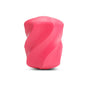 Bottega Veneta Pink Calfskin The Whirl Clutch