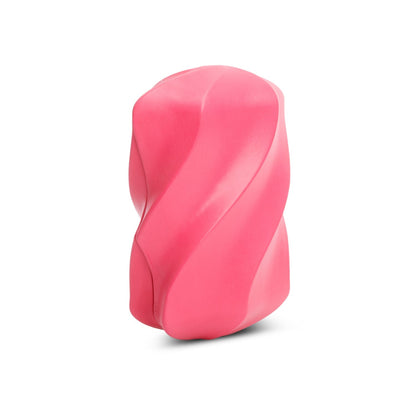 Bottega Veneta Pink Calfskin The Whirl Clutch