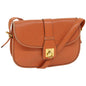 Luxury CELINE Shoulder Bag Leather Orange 67182
