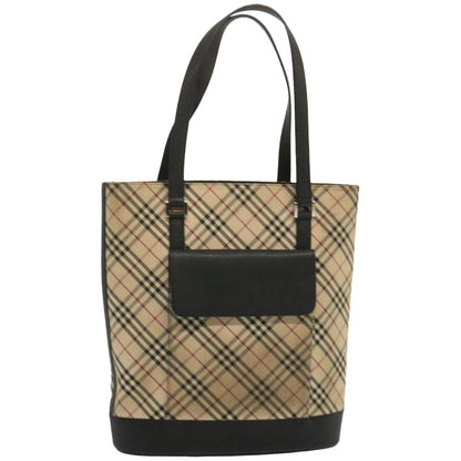 Burberry Nova Auth Canvas Beige Shoulder Bag