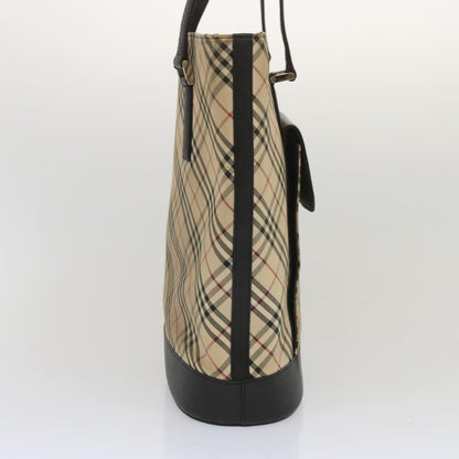 Burberry Nova Auth Canvas Beige Shoulder Bag