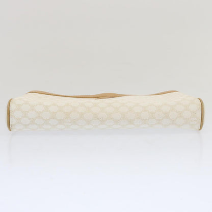 Luxury CELINE Macadam Canvas Clutch Bag PVC Leather Whe 67446