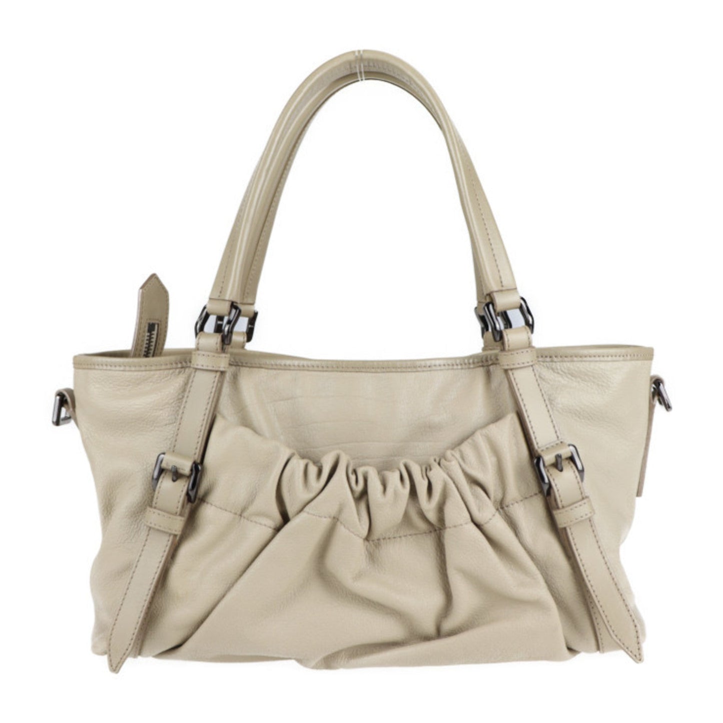 Burberry Brand Leather White Shoulder Bag Style 7