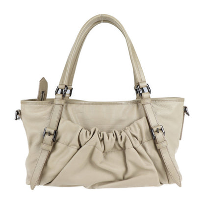 Burberry Brand Leather White Shoulder Bag Style 7
