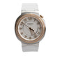 Hermes Stainless Steel & Rose Gold Diamond Bezel Cut 36 MM Automatic Watch, Large Model