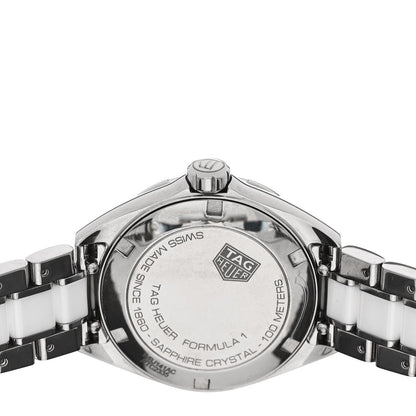Stainless Steel Ceramic 32mm Formula 1 Lady Quartz Watch White WBJ141AC