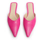 Bottega Veneta Pink Leather Point Slipper Mules, Size 36.5