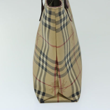 Burberry Nova Auth Leather Beige Tote Bag Style 5