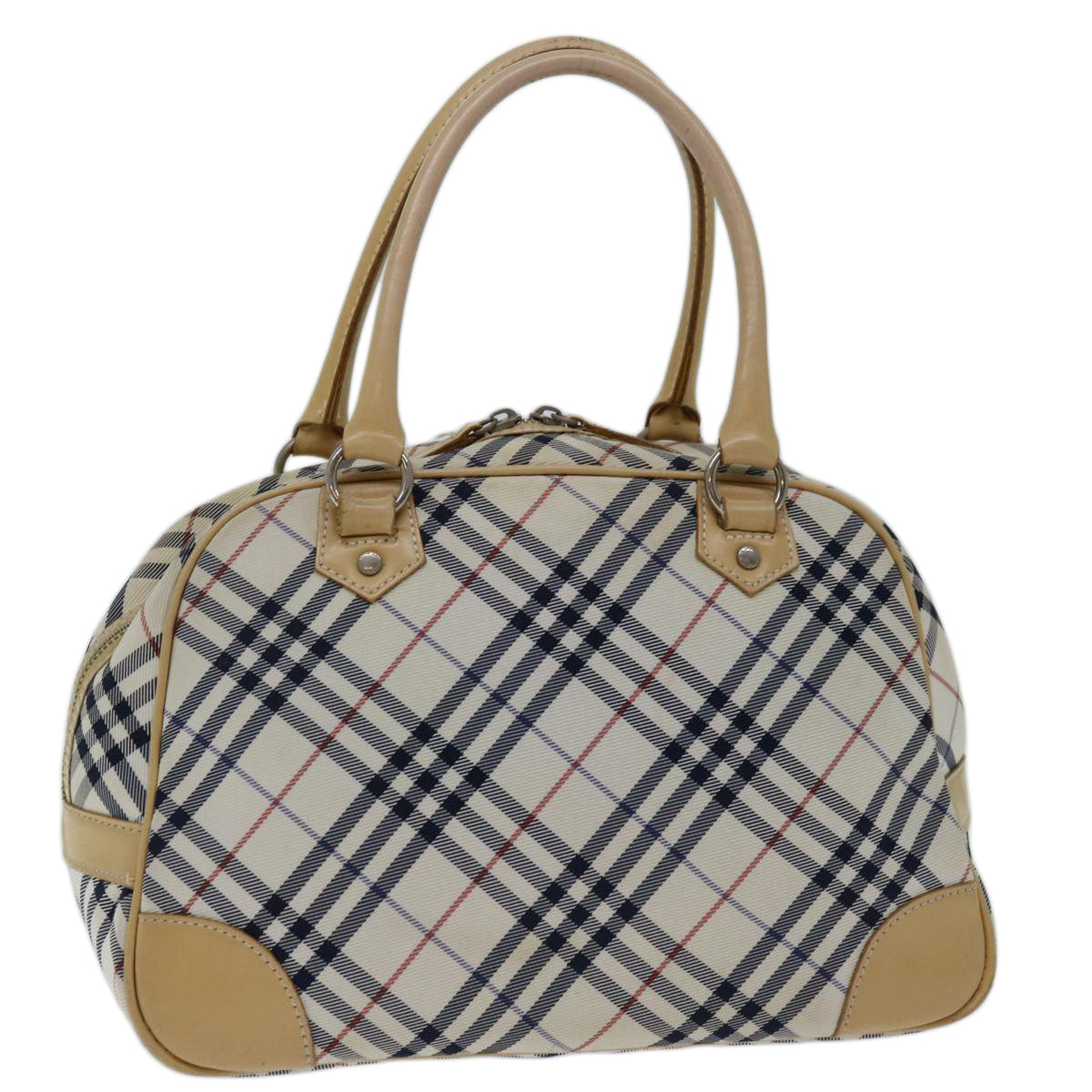 Burberry Nova Label Nylon Beige Handbag