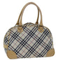 Burberry Nova Label Nylon Beige Handbag