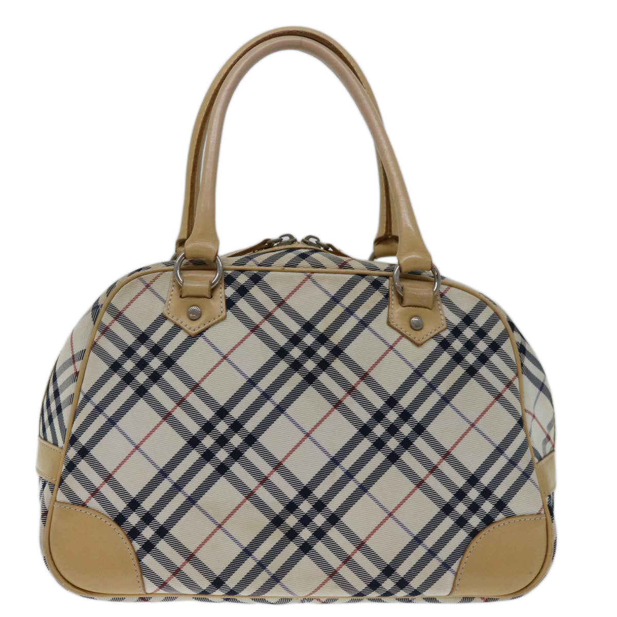 Burberry Nova Label Nylon Beige Handbag