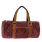 Luxury CELINE C Macadam Canvas Hand Bag Pink 67680