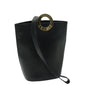 Luxury CELINE Shoulder Bag Leather Black 67807