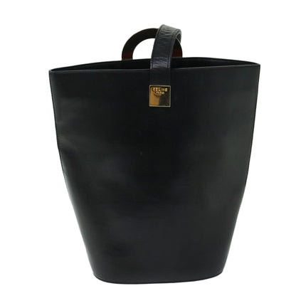 Luxury CELINE Shoulder Bag Leather Black 67807