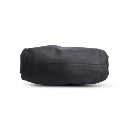 Bottega Veneta Black Calfskin Leather The Classic Large Pouch