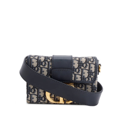 Christian Dior Blue Oblique 30 Montaigne Box Bag Rovelle Bags