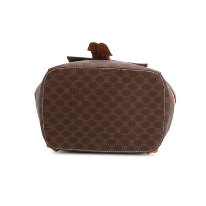 Celine Vintage Brown Monogram Macadam Backpack