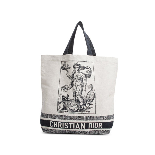 Christian Dior Beige Canvas Cruise 2021 Tote Bag Rovelle Bags