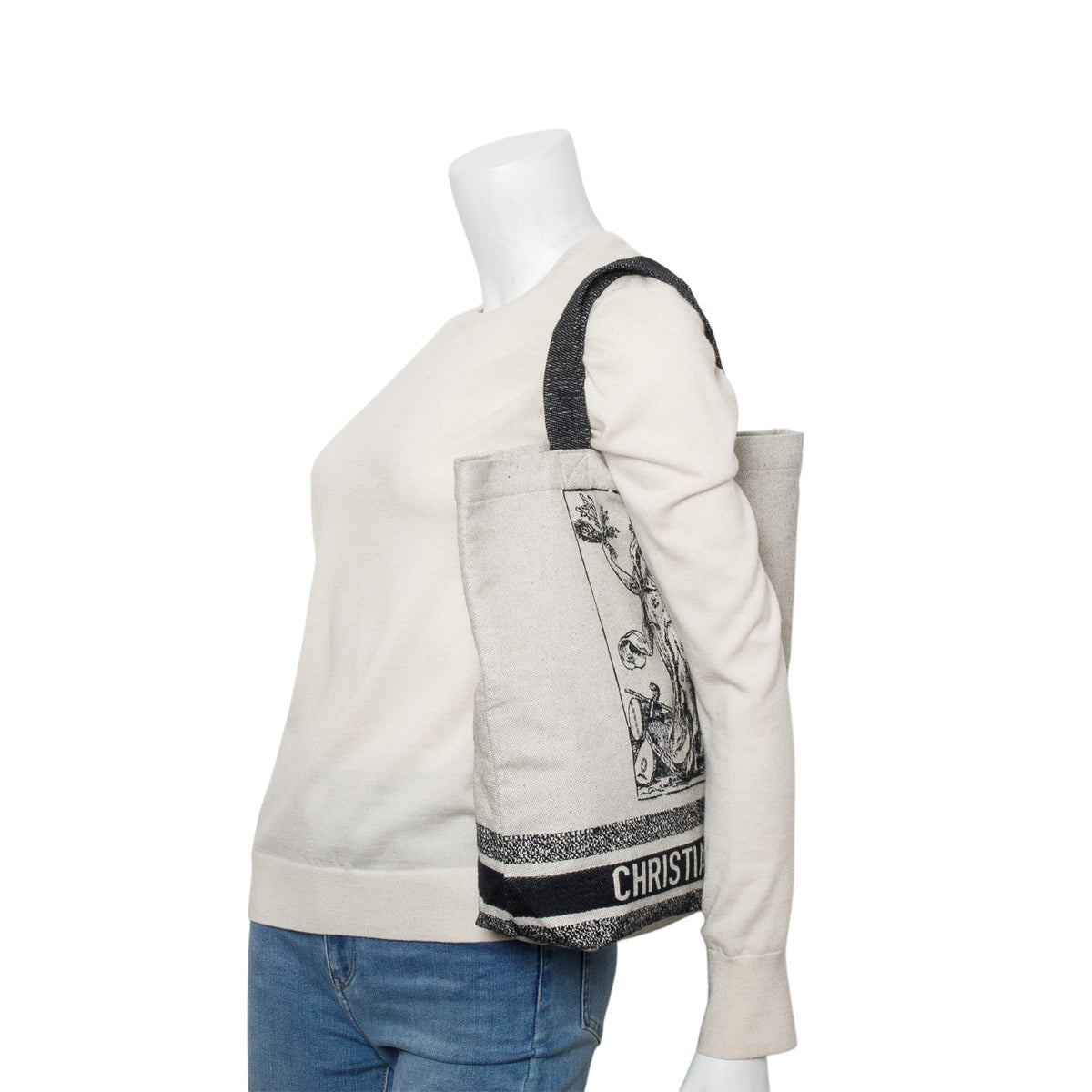 Christian Dior Beige Canvas Cruise 2021 Tote Bag Rovelle Bags
