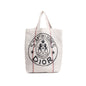 Christian Dior Beige Canvas 'L'union Fait La Force' Tote Bag Rovelle Bags