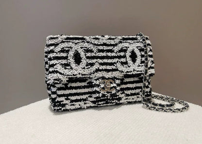 Chanel Luxury Leather Black Shoulder Bag Rovelle Bags