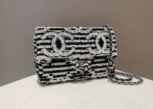Chanel Luxury Leather Black Shoulder Bag Rovelle Bags