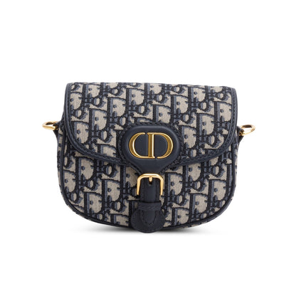 Christian Dior 2020 Blue Oblique Small Bobby Flap Bag Rovelle Bags