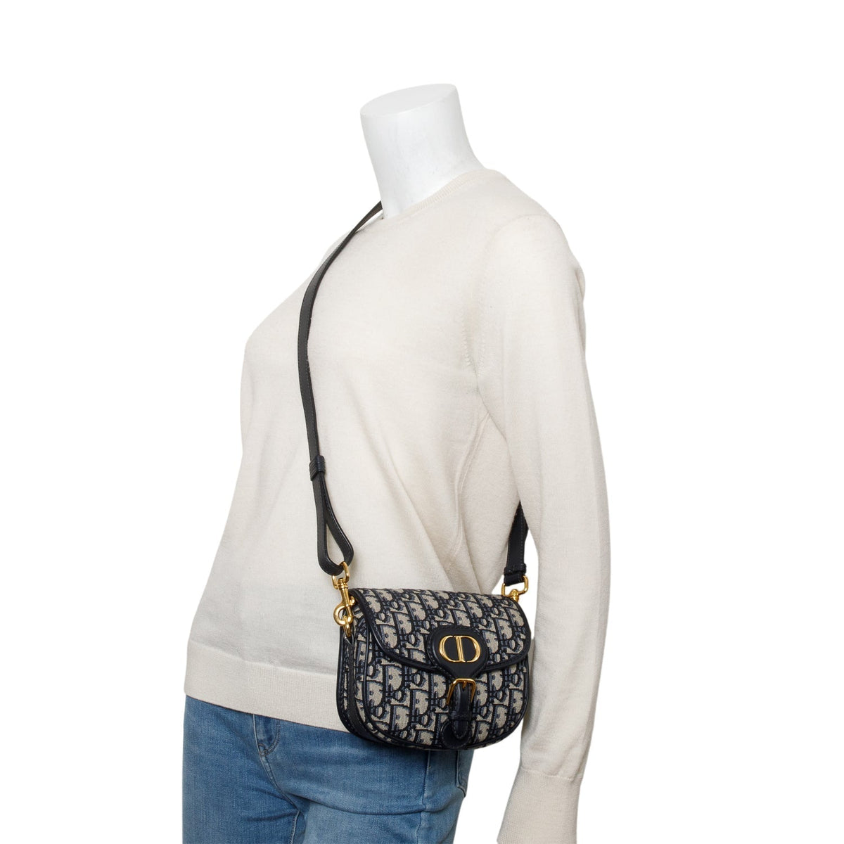 Christian Dior 2020 Blue Oblique Small Bobby Flap Bag Rovelle Bags