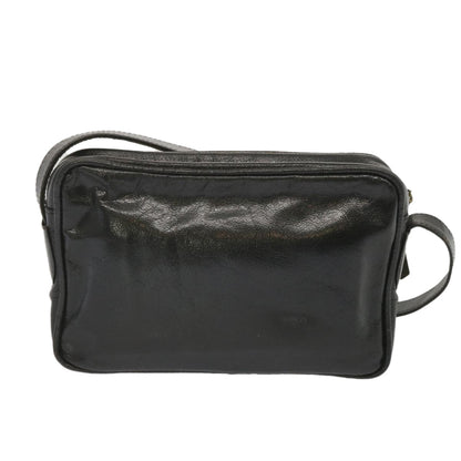 Luxury CELINE Shoulder Bag Leather Black 68125