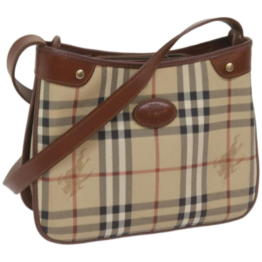 Burberry BURBERRYSs Nova Leather Beige Shoulder Bag