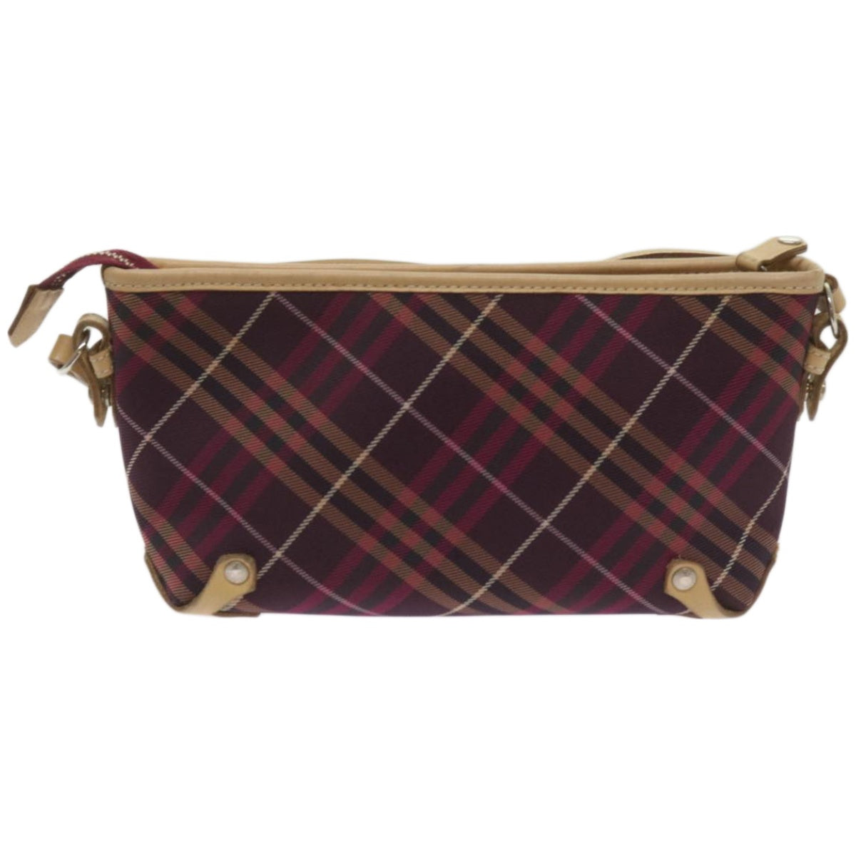 Burberry Nova Auth Nylon Red Shoulder Bag