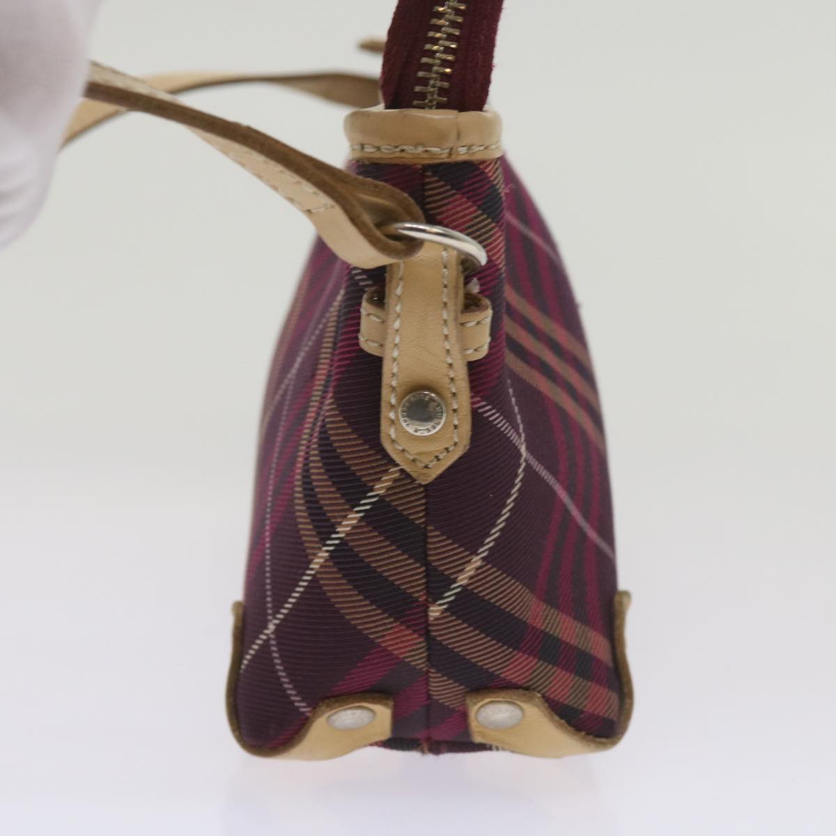 Burberry Nova Auth Nylon Red Shoulder Bag