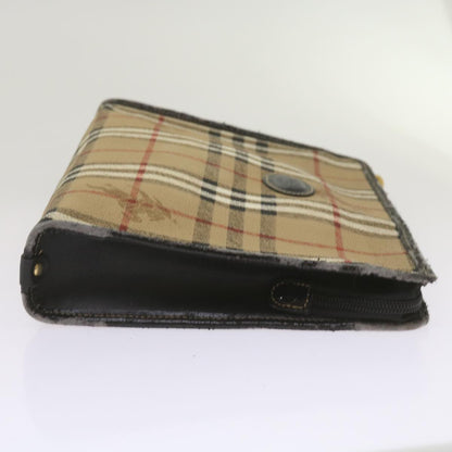 Burberry BURBERRYSs Nova Leather Beige Clutch Bag Style 2
